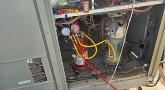 Emergency AC repair services in Riyadh fixing central AC breakdowns and refrigerant leaks urgently
